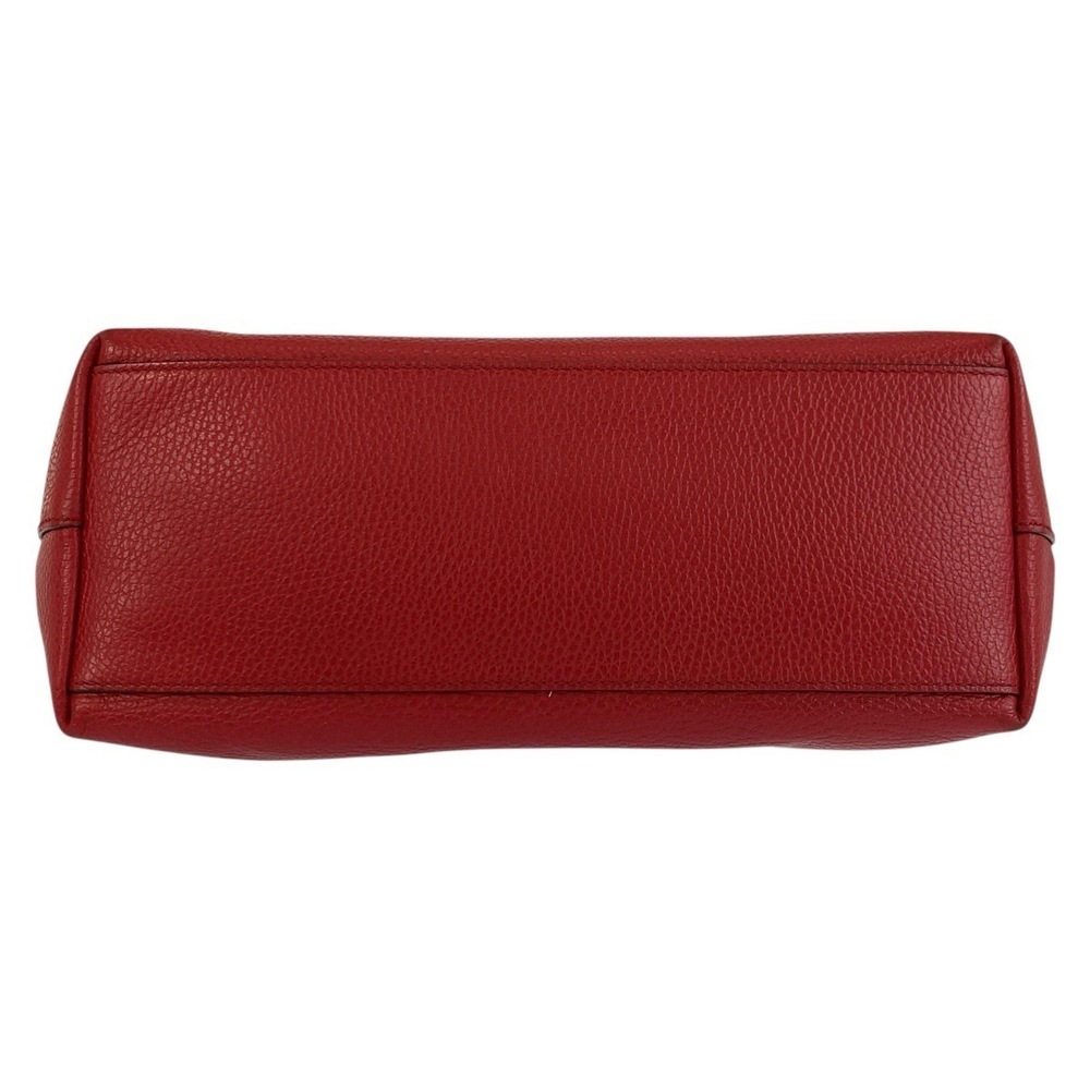 GUCCI Interlocking Red Leather Tote Bag Shoulder - Picture 10 of 10